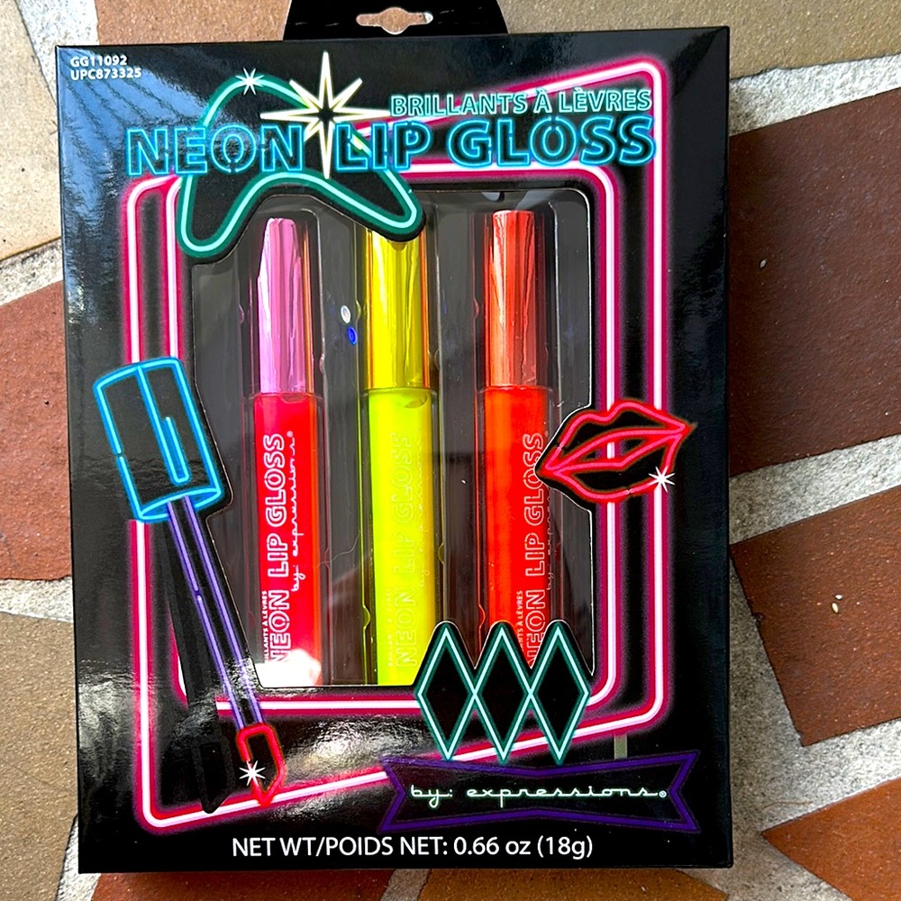 Neon Lip Glosss kit by Expressions *NEW*